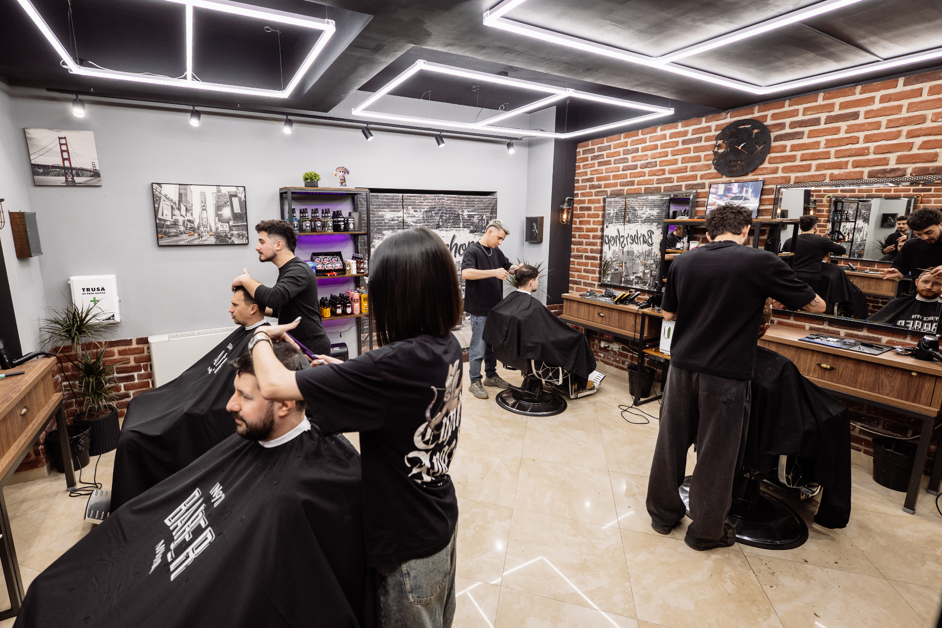 Inside Ironside Barber Co.
